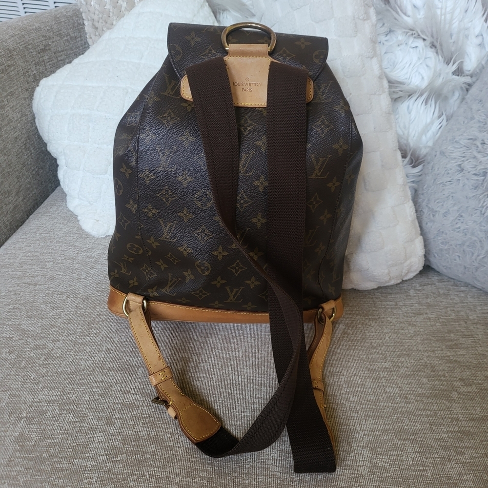 Louis Vuitton Montsouris Gm Backpack Authentic...w/ COA - Picture 5 of 16